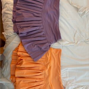Purple and orange Gold Hinge Skirts